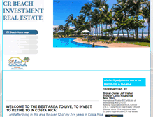 Tablet Screenshot of crbeach.com